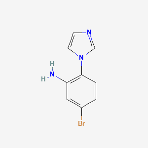 5-Bromo-2-imidazol-1-yl-phenylamine