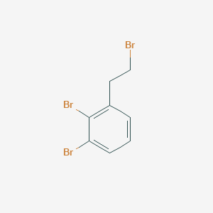 molecular formula C8H7Br3 B8588943 1,2-Dibromo-3-(2-bromoethyl)benzene CAS No. 39612-88-9