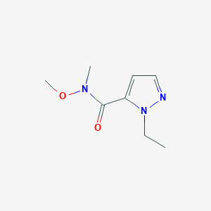 1-ethyl-N-methoxy-N-methyl-1H-pyrazole-5-carboxamide