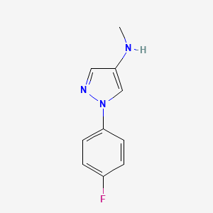 1-(4-fluorophenyl)-N-methylpyrazol-4-amine