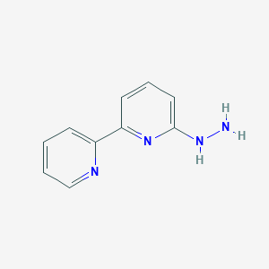 molecular formula C10H10N4 B8589025 6'-Hydrazino-2,2'-bipyridine 