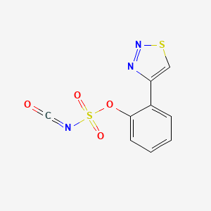 2-(1,2,3-Thiadiazol-4-yl)phenyl isocyanatosulfonate