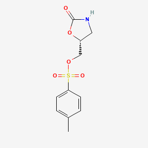 ((5R)-2-oxo-1,3-oxazolidin-5-yl)methyl4-methylbenzenesulfonate
