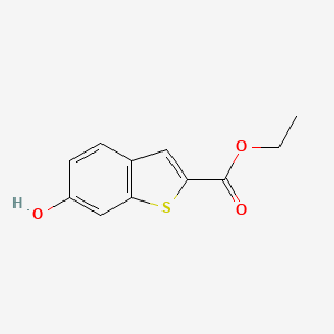 molecular formula C11H10O3S B8589056 Ethyl 6-hydroxybenzo[b]thiophene-2-carboxylate 