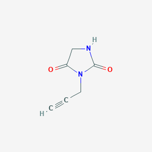 molecular formula C6H6N2O2 B8589157 3-Prop-2-ynyl-imidazolidine-2,4-dione 