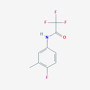 2,2,2-trifluoro-N-(4-fluoro-3-methylphenyl)acetamide