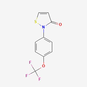 3(2H)-Isothiazolone, 2-[4-(trifluoromethoxy)phenyl]-