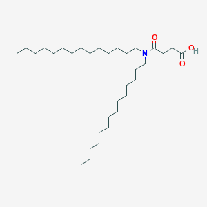 molecular formula C32H63NO3 B8589212 N,N-Ditetradecylsuccinamic Acid CAS No. 133562-64-8