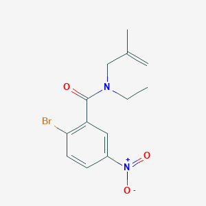 2-bromo-N-ethyl-N-(2-methyl-allyl)-5-nitro-benzamide