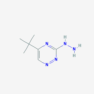 5-(tert-Butyl)-3-hydrazinyl-1,2,4-triazine