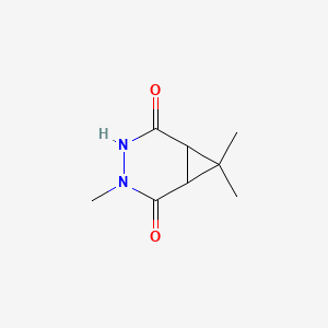 3,4-Diazabicyclo[4.1.0]heptane-2,5-dione, 3,7,7-trimethyl-