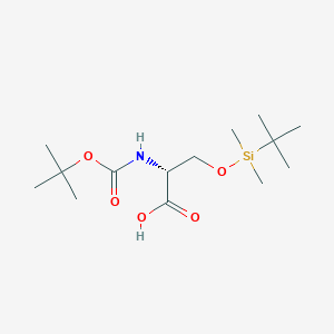 N-(tert-Butoxycarbonyl)-O-(tert-butyldimethylsilyl)-D-serine