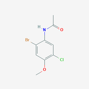 molecular formula C9H9BrClNO2 B8589463 N-(2-bromo-5-chloro-4-methoxyphenyl)acetamide CAS No. 685536-14-5