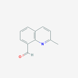 molecular formula C11H9NO B8589487 2-Methyl-8-quinolinecarboxaldehyde 