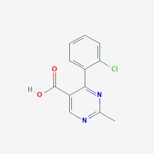 4-(2-Chlorophenyl)-2-methyl-5-pyrimidinecarboxylic acid