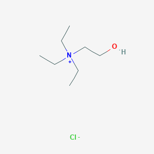 molecular formula C8H20ClNO B085895 三乙基胆碱氯化物 CAS No. 152-22-7