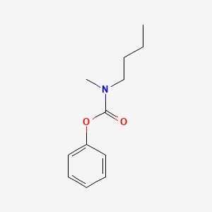 Carbamic acid, butylmethyl-, phenyl ester