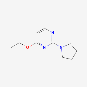 4-Ethoxy-2-pyrrolidin-1-ylpyrimidine