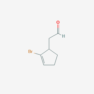 (2-Bromo-cyclopent-2-enyl)-acetaldehyde