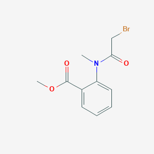 Methyl 2-(N-bromoacetyl-N-methylamino)benzoate