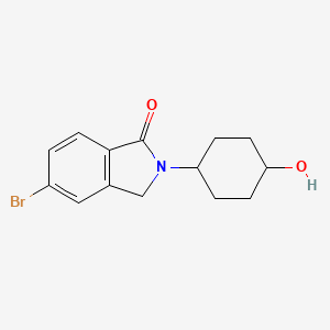5-Bromo-2-(trans-4-hydroxycyclohexyl)isoindolin-1-one