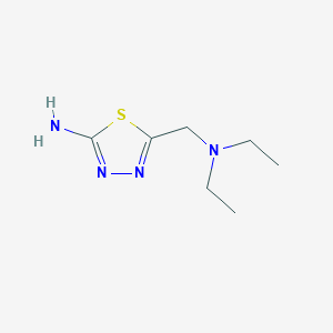 2-Amino-5-diethylaminomethyl-1,3,4-thiadiazole