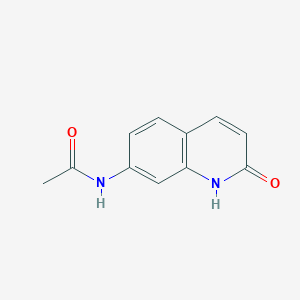 molecular formula C11H10N2O2 B8589777 N-(2-oxo-1,2-dihydroquinolin-7-yl)acetamide 