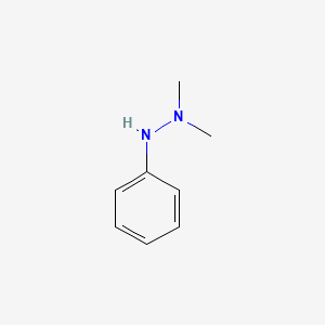 molecular formula C8H12N2 B8589819 1,1-Dimethyl-2-phenylhydrazine 