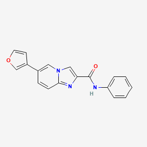 6-(3-furyl)-N-phenylimidazo[1,2-a]pyridine-2-carboxamide