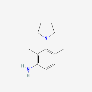 2-(Pyrrolidin-1-yl)-4-amino-m-xylene