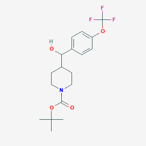 1-Boc-4-[Hydroxy-(4-trifluoromethoxyphenyl)methyl]piperidine