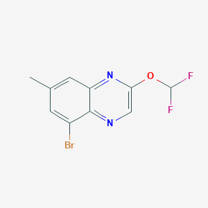 5-Bromo-2-(difluoromethoxy)-7-methylquinoxaline