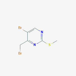 5-Bromo-4-(bromomethyl)-2-(methylthio)pyrimidine