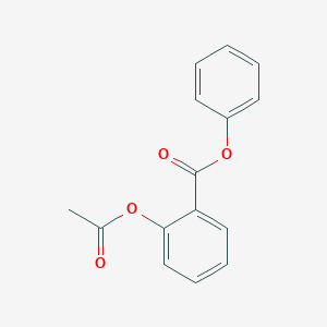 molecular formula C15H12O4 B085901 Phenyl acetylsalicylate CAS No. 134-55-4