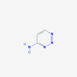 molecular formula C3H4N4 B8590112 Aminotriazine 