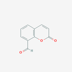 molecular formula C10H6O3 B8590131 8-Formyl coumarin 