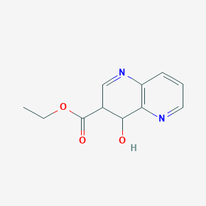 Ethyl 4-hydroxy-3,4-dihydro-1,5-naphthyridine-3-carboxylate