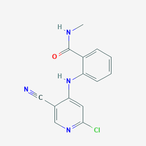 2-(2-Chloro-5-cyanopyridin-4-ylamino)-N-methylbenzamide