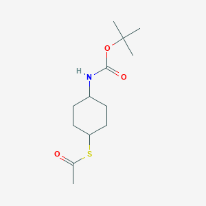 S-[4-(Boc-amino)cyclohexyl] Ethanethioate