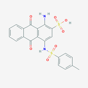 2-Anthracenesulfonic acid, 1-amino-9,10-dihydro-4-[[(4-methylphenyl)sulfonyl]amino]-9,10-dioxo-