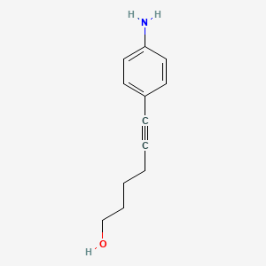 6-(4-Aminophenyl)hex-5-yn-1-ol