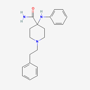 4-Piperidinecarboxamide, 4-(phenylamino)-1-(2-phenylethyl)-