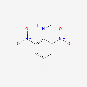 molecular formula C7H6FN3O4 B8590219 4-Fluoro-N-methyl-2,6-dinitroaniline 