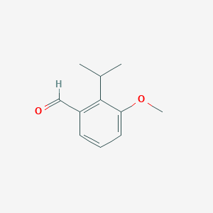 molecular formula C11H14O2 B8590232 2-Isopropyl-3-methoxy-benzaldehyde 