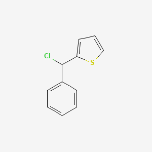 molecular formula C11H9ClS B8590235 Phenyl-2-thienylmethyl chloride 