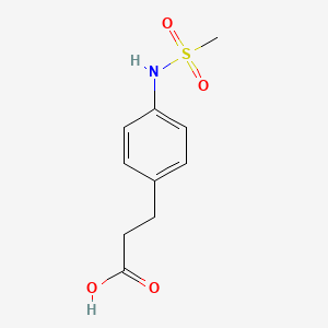 3-[4-[(Methanesulfonyl)amino]phenyl]propionic acid