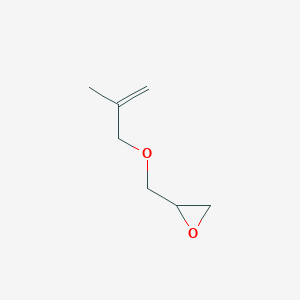 molecular formula C7H12O2 B8590286 2-{[(2-Methylprop-2-EN-1-YL)oxy]methyl}oxirane CAS No. 3814-56-0