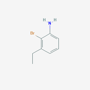 molecular formula C8H10BrN B8590289 2-Bromo-3-ethylaniline 