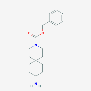 molecular formula C18H26N2O2 B8590314 Benzyl 9-amino-3-azaspiro[5.5]undecane-3-carboxylate 