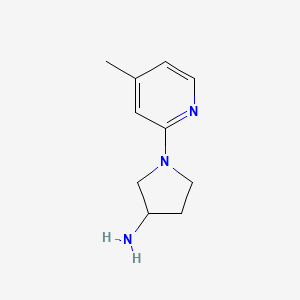 3-Amino-1-(4-methylpyridin-2-yl)pyrrolidine